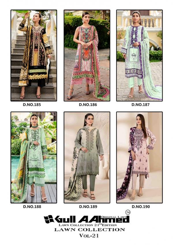 Gull Ahmed Lawn Vol-21 – Dress Material